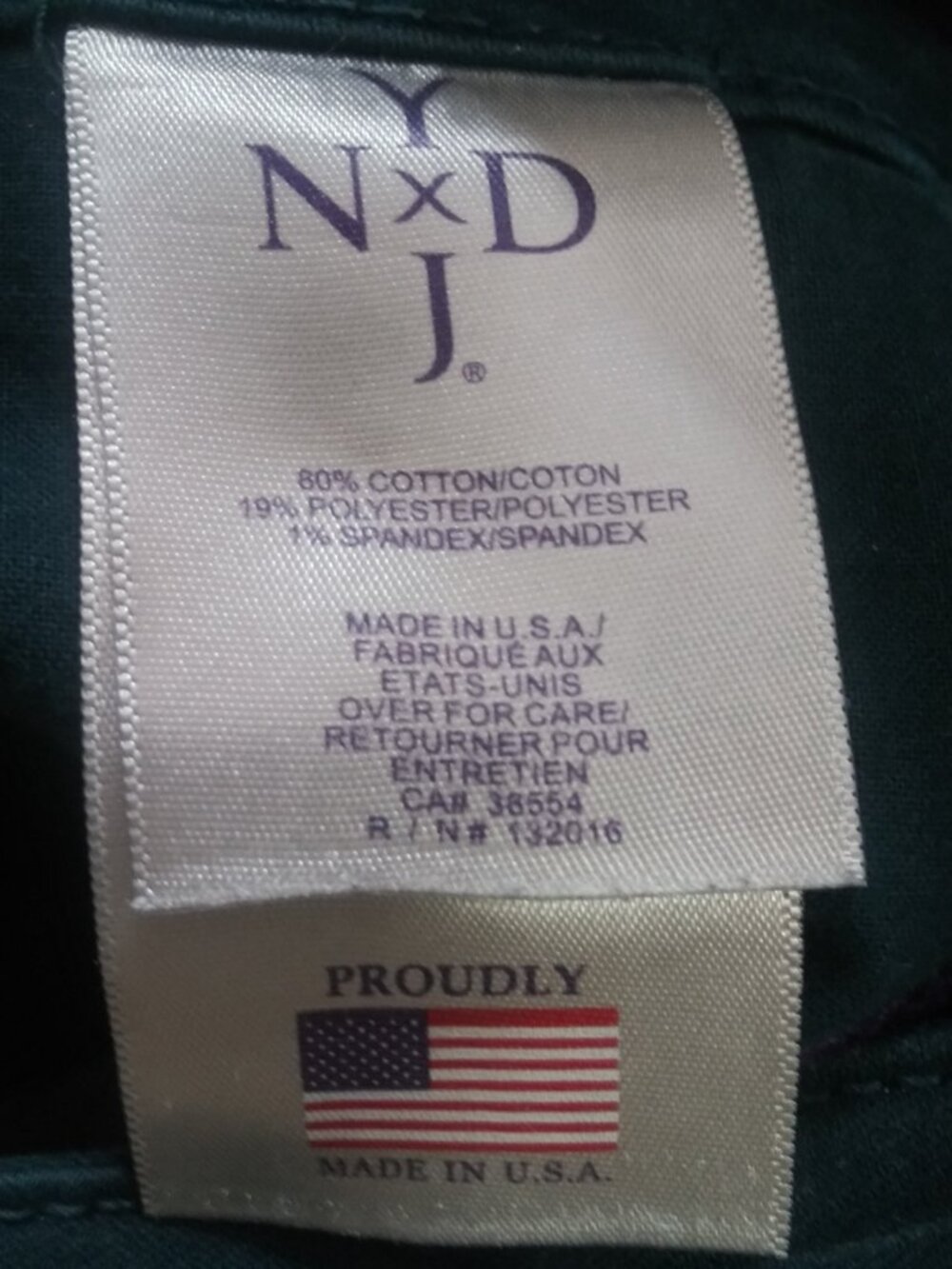 NYDJ NOT YOUR DAUGHTER'S JEANS Womens 12P Green Leggings Jeggings Denim - Picture 7 of 7